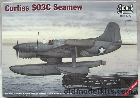 Sword 1/72 Curtiss Model 82 SO3C Seagull/Seamew - USS Denver January 1943 / British Fleet Air Arm FAA FN 628 of 755 Sq April 1944, SW 72003 plastic model kit